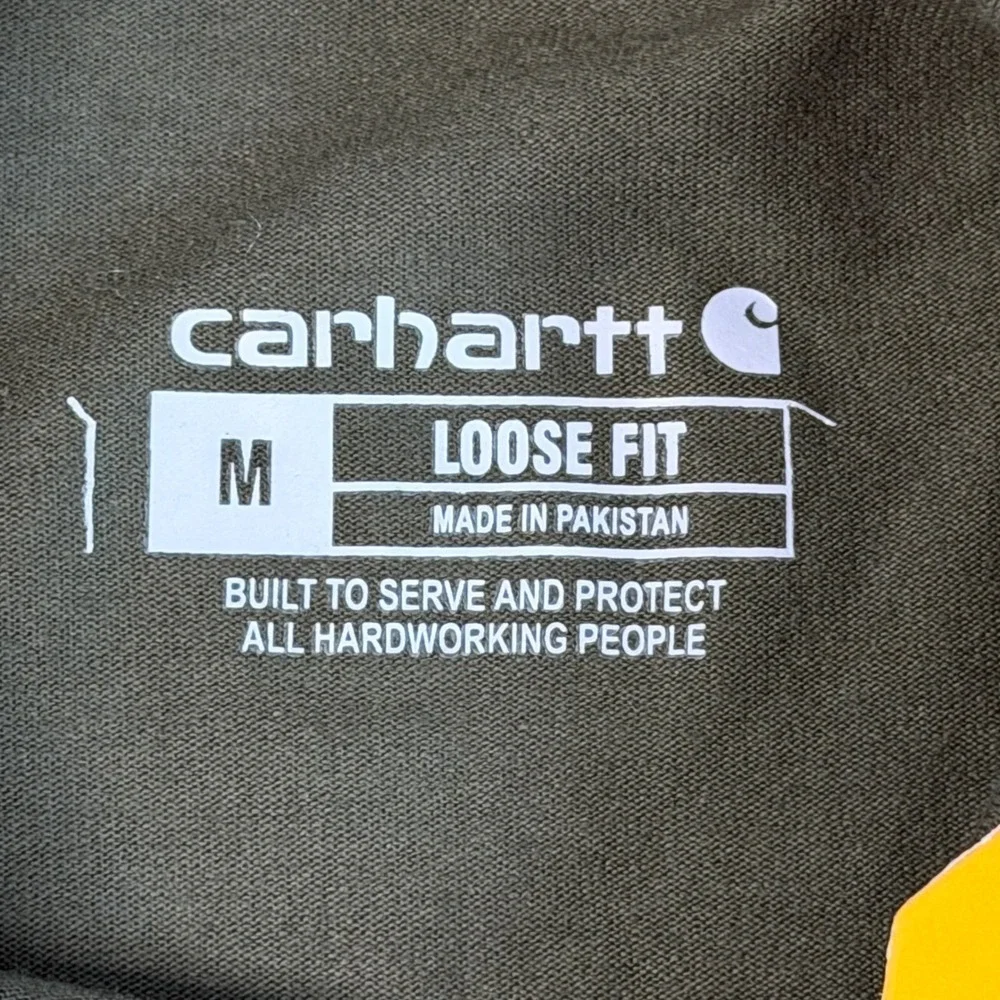 NEW Carhartt K87 Pocket T-Shirt Men's Medium M Loose Fit Heavyweight Dusty Olive